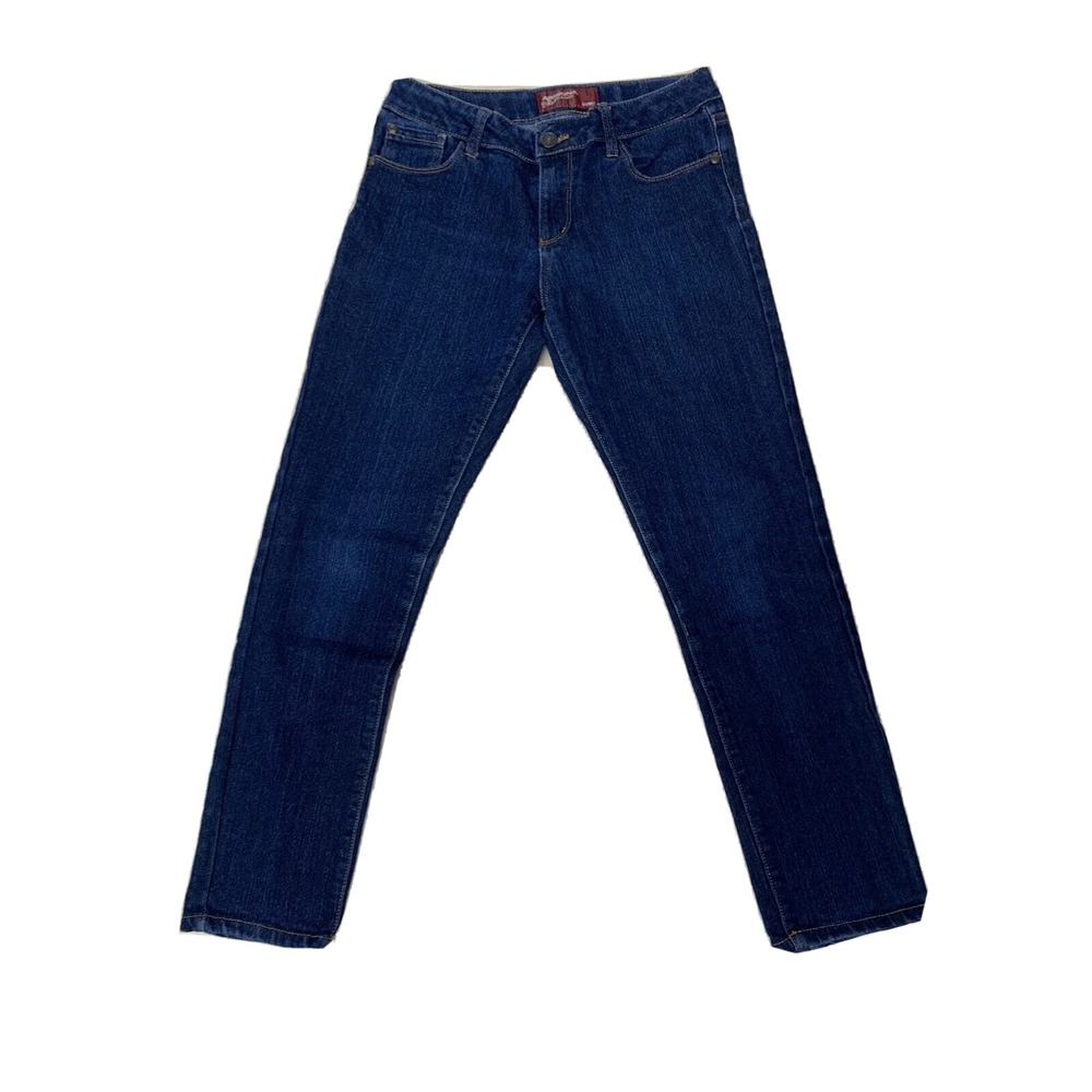 Arizona Jean Co Skinny Boy's Size 14 Reg Denim Jeans 5 Pocket Approx 28x26 Adjus